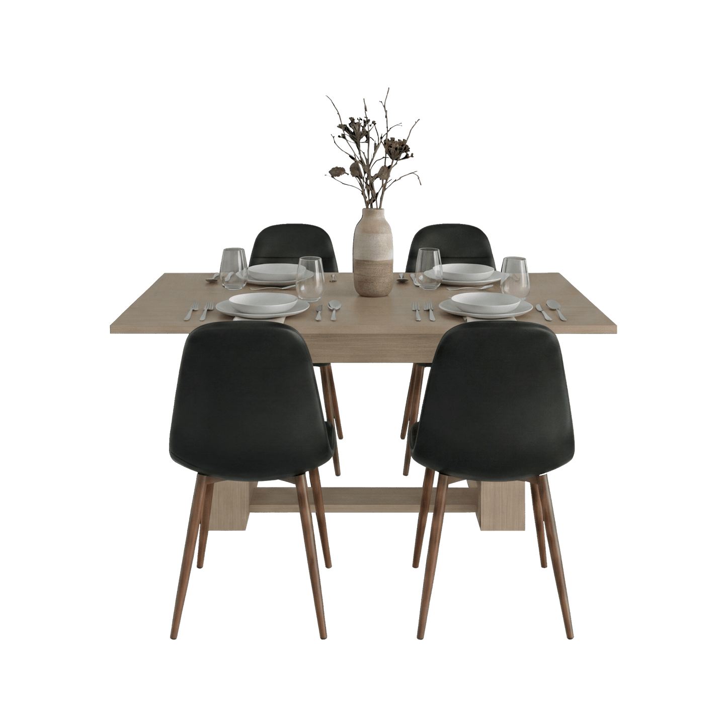 Mesa Comedor Volterra 74X160X85 Rta Cartagena
