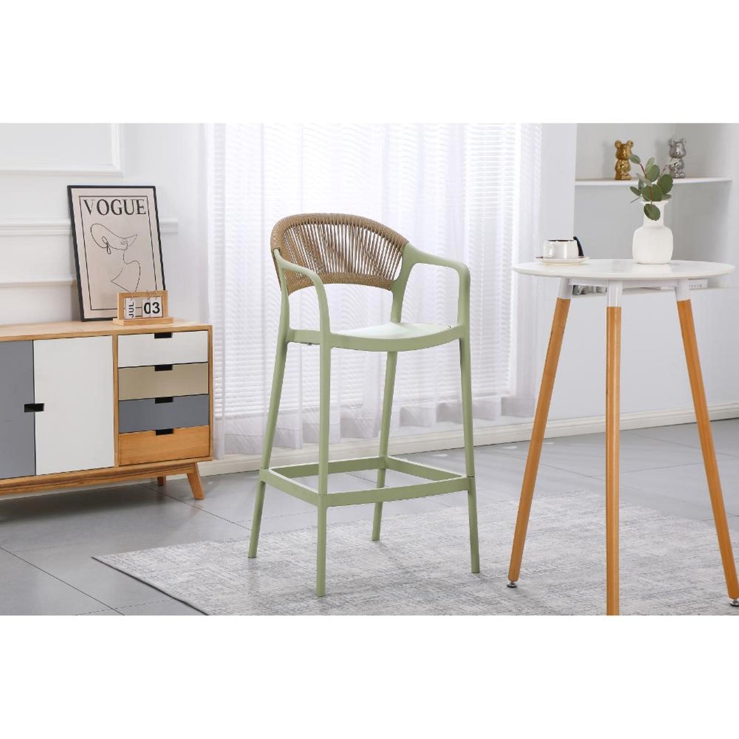 Silla Bar Bali 109X56X56 Rta Verde