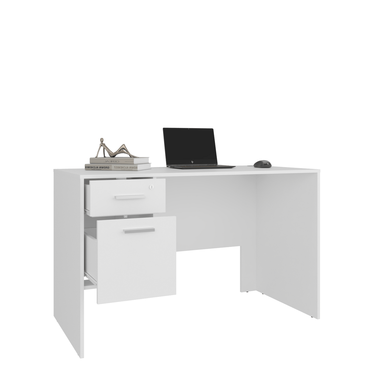 Escritorio Mellier 75X120X60 Rta Blanco Zf