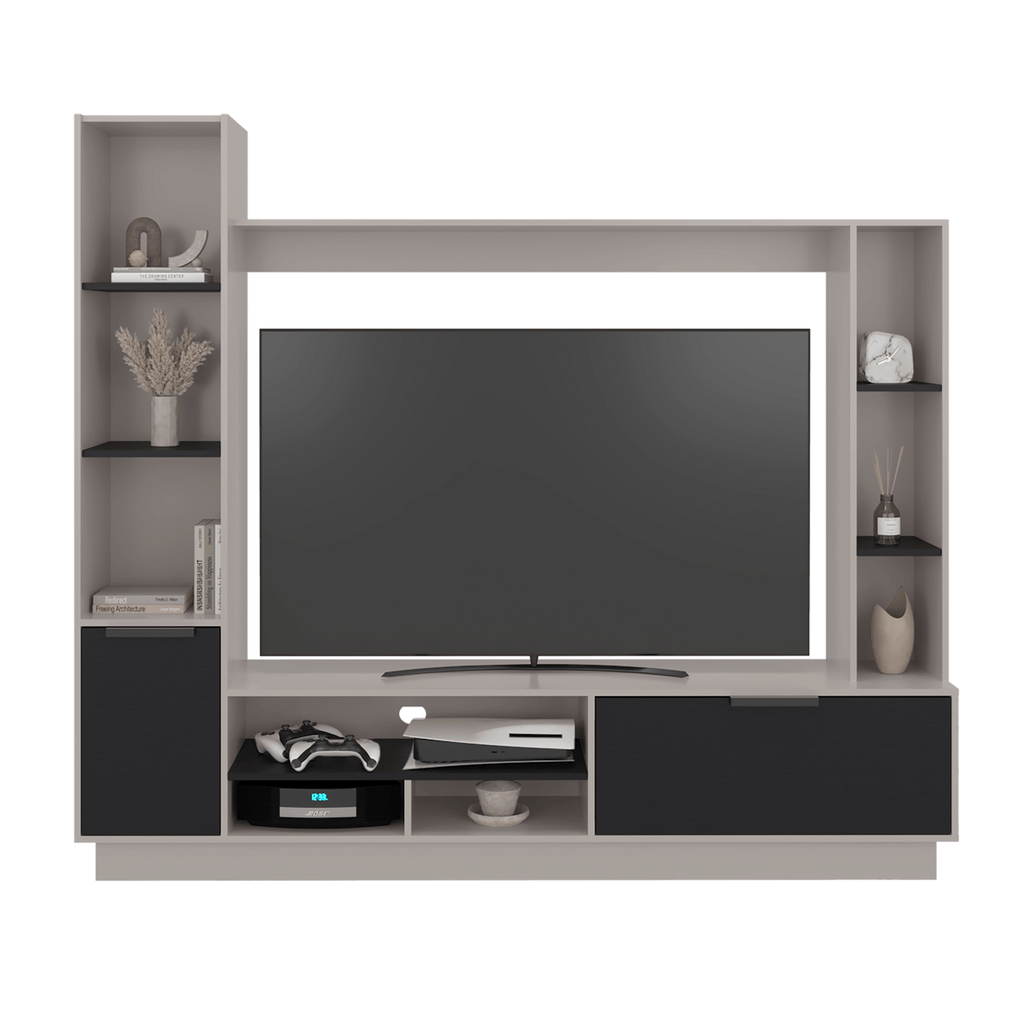 Centro Entretenimiento Marsella 176X202X35 Rta Capri Wengue