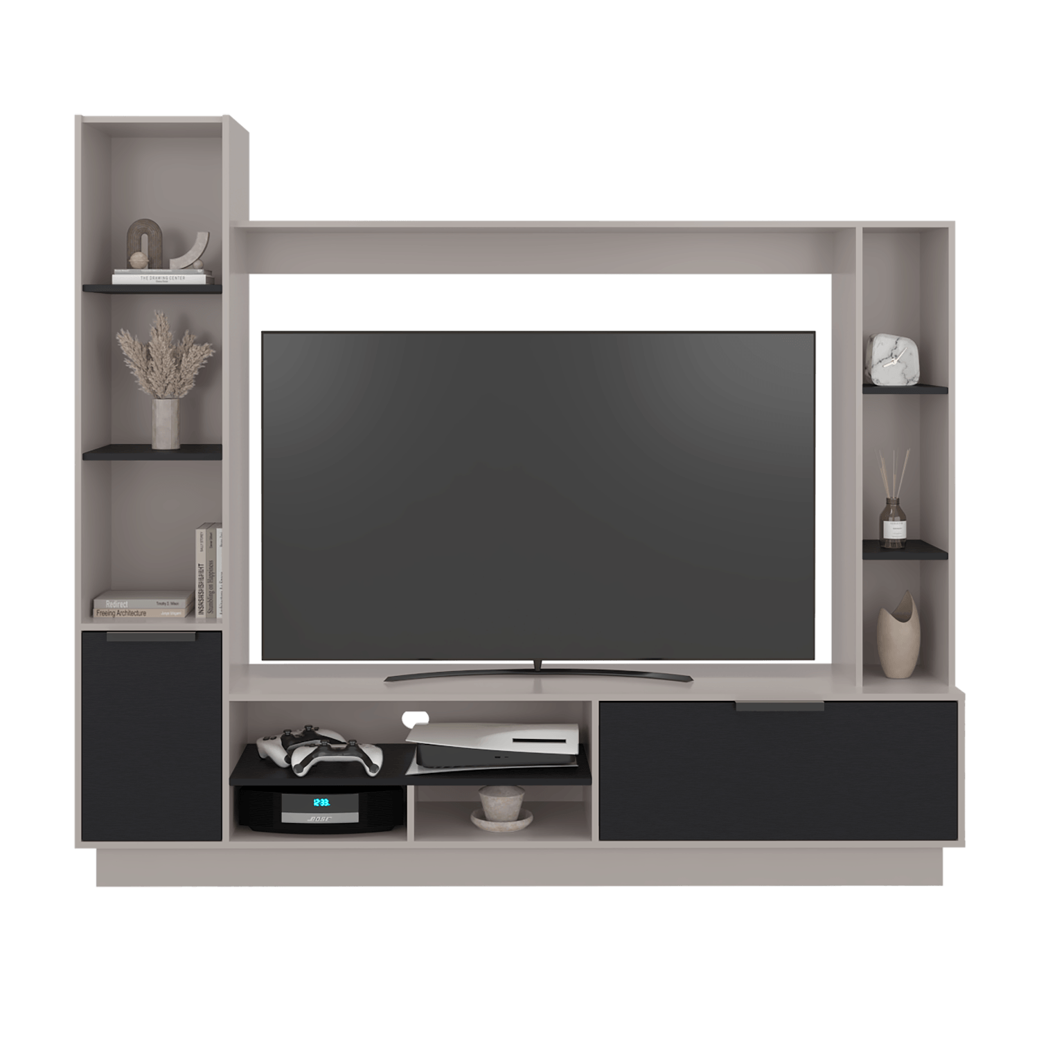 Centro Entretenimiento Marsella 176X202X35 Rta Capri Wengue