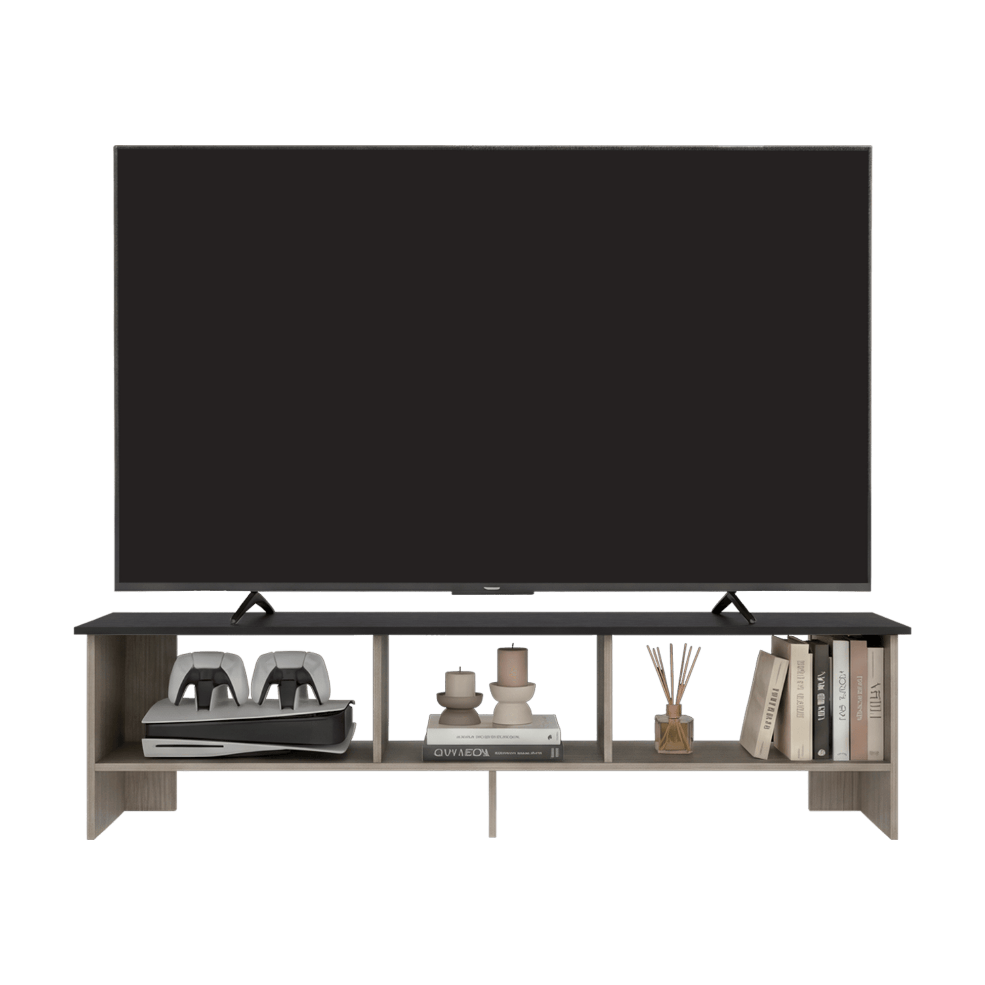 Rack De Tv 65" Belga 41X160X31 Rta Positano Wengue Zf