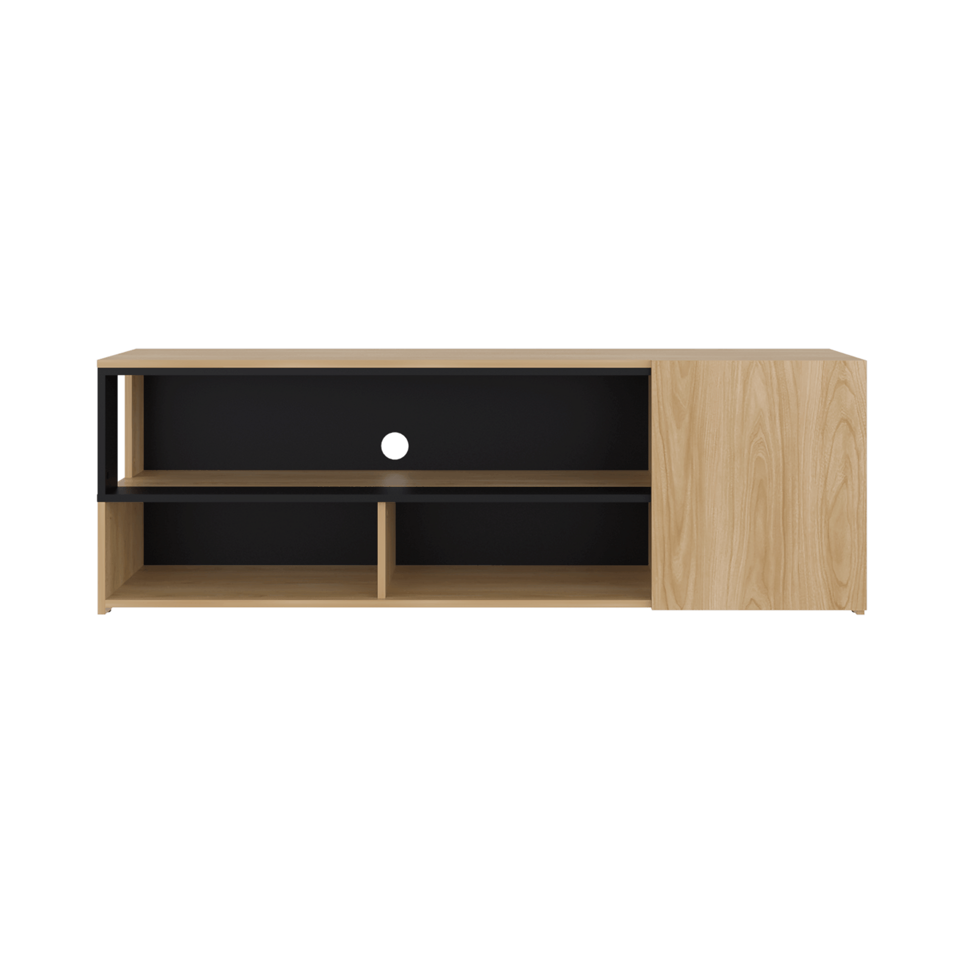 Rack De Tv Noland 50X151X35 Rta Fresno Eu Wengue