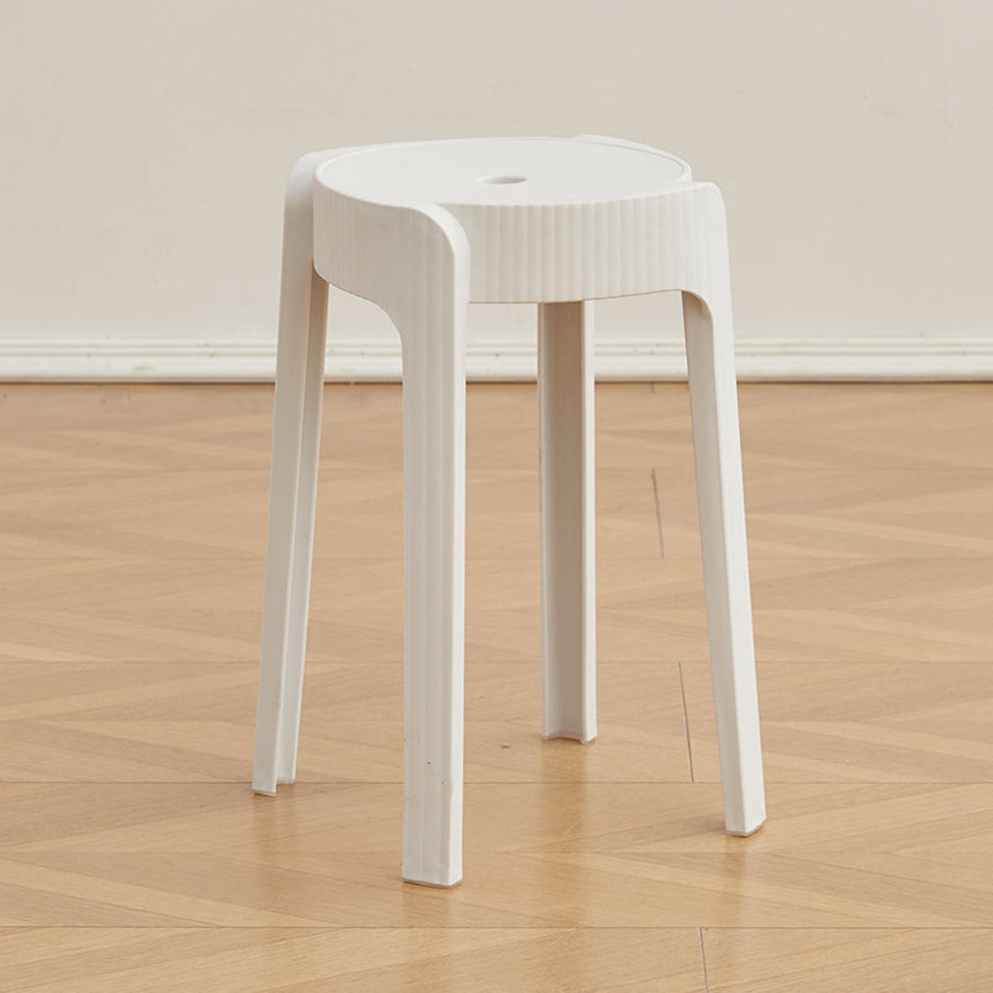 Butaco Apilable Maison 45X30X30 Rta Blanco
