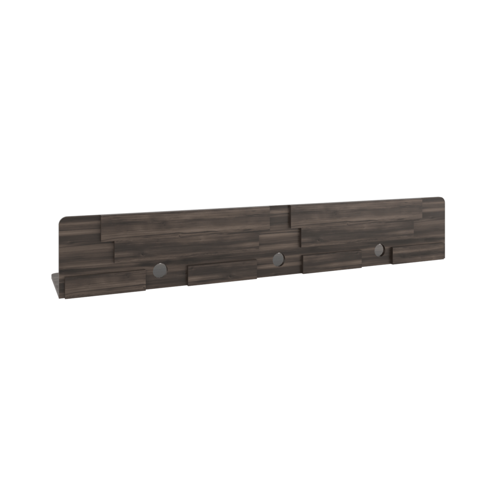 Repisa De Tv Marquis 55" 30X180X37 Rta Nogal Europeo Zf