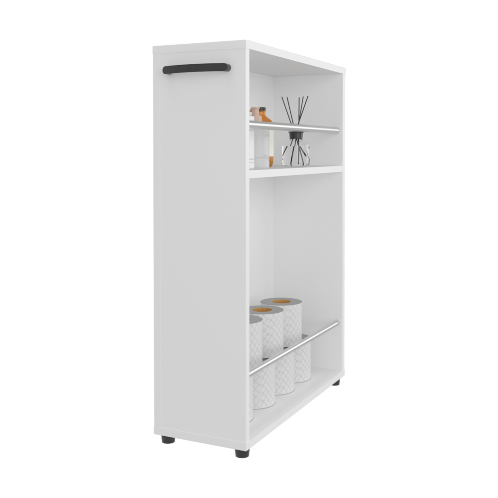 Organizador Movil De Baño Wiley 80X55X20 Rta Blanco Zf