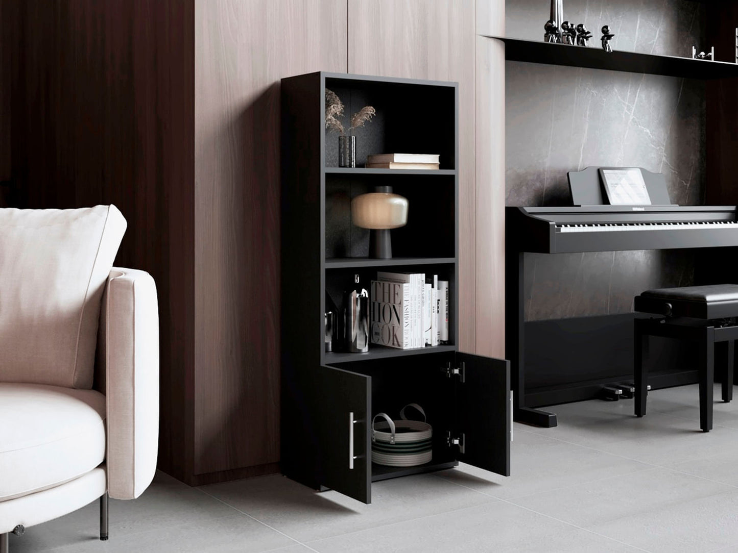 Biblioteca Joy Eco 120X50X23 Rta Wengue