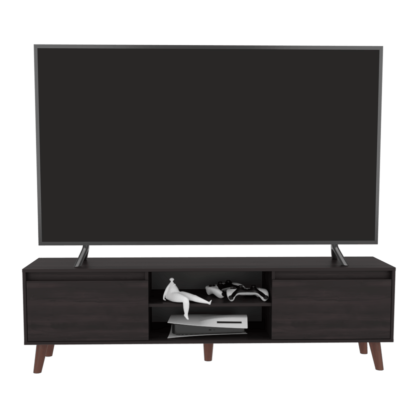 Mueble De Tv Polaris 75" 52X180X39 Rta Nogal Zf