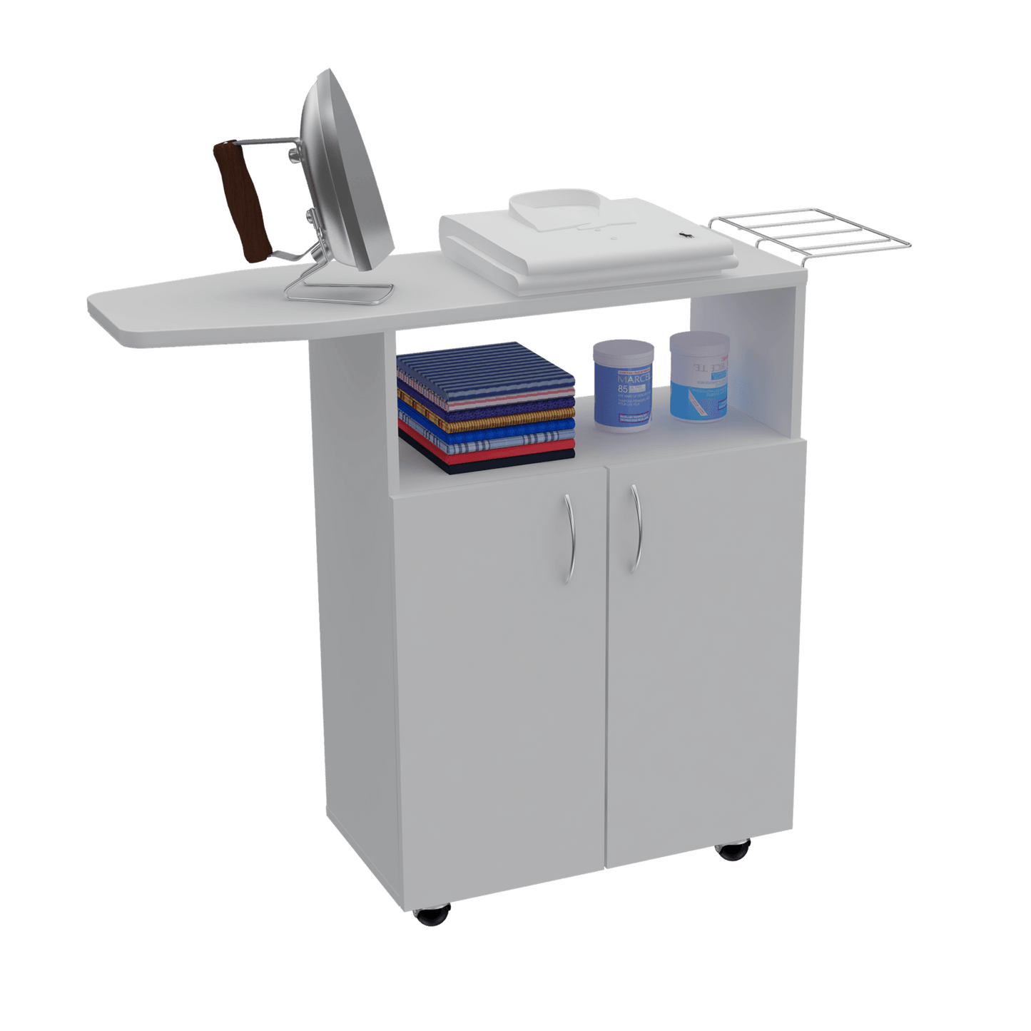 Mueble Para Planchar Urano 86X90X31 Rta Blanco Zf