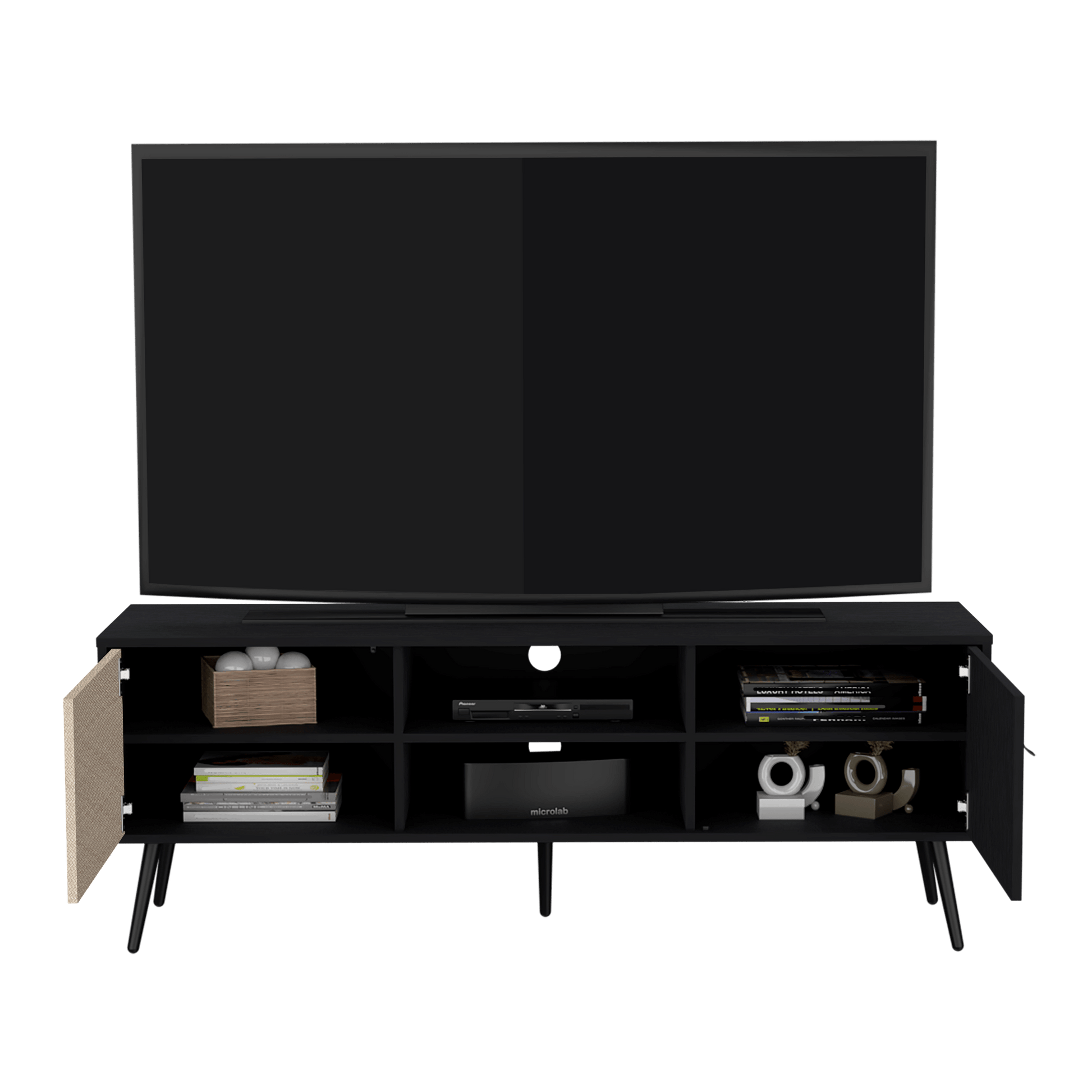 Rack Tv Funes Eco 55X150X40 Rta Wengue
