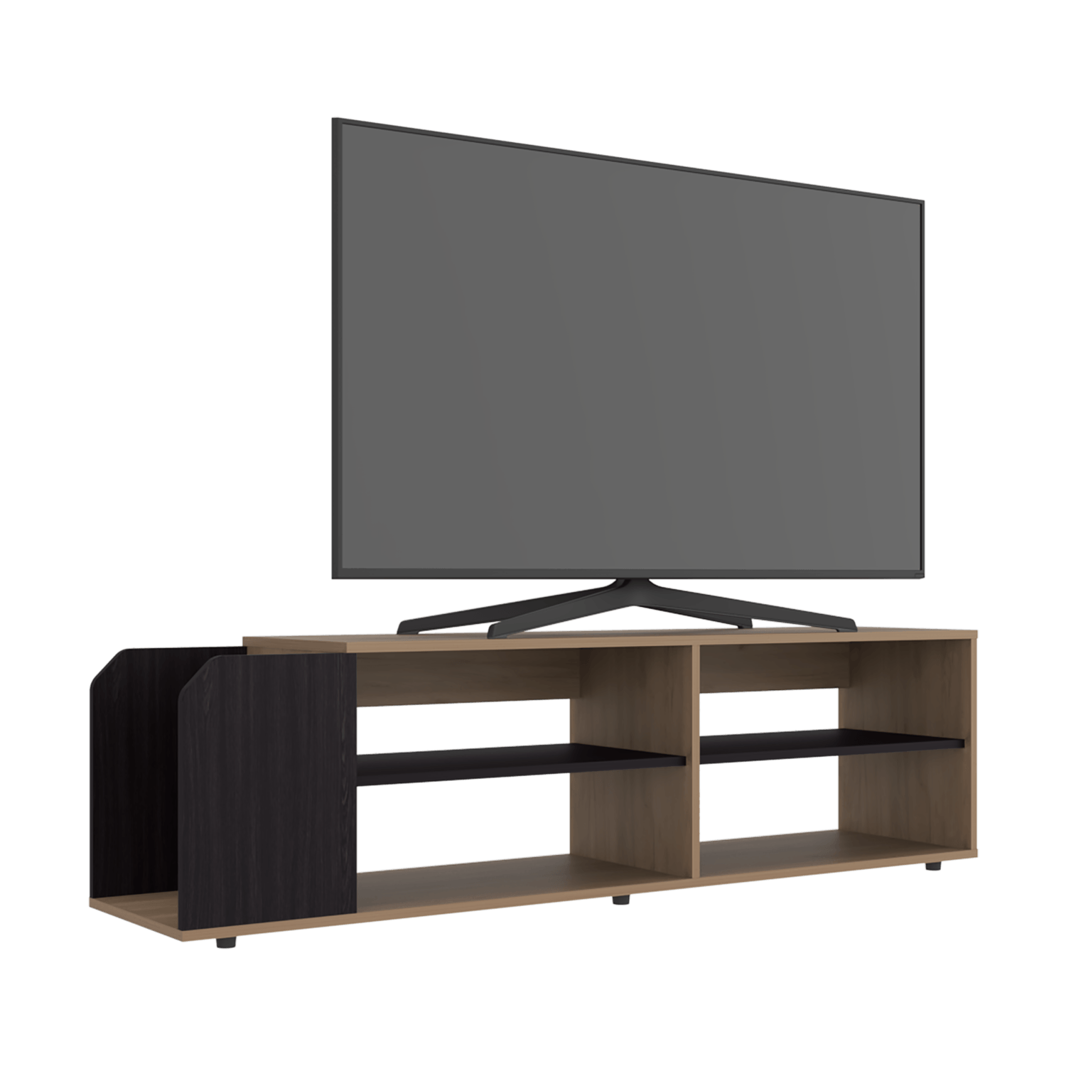 Rack Para Tv Solene 42X150X35 Rta Fresno Wengue Zf