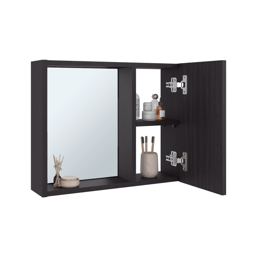 Gabinete De Baño Alessi 40X50X12 Rta Wengue Zf