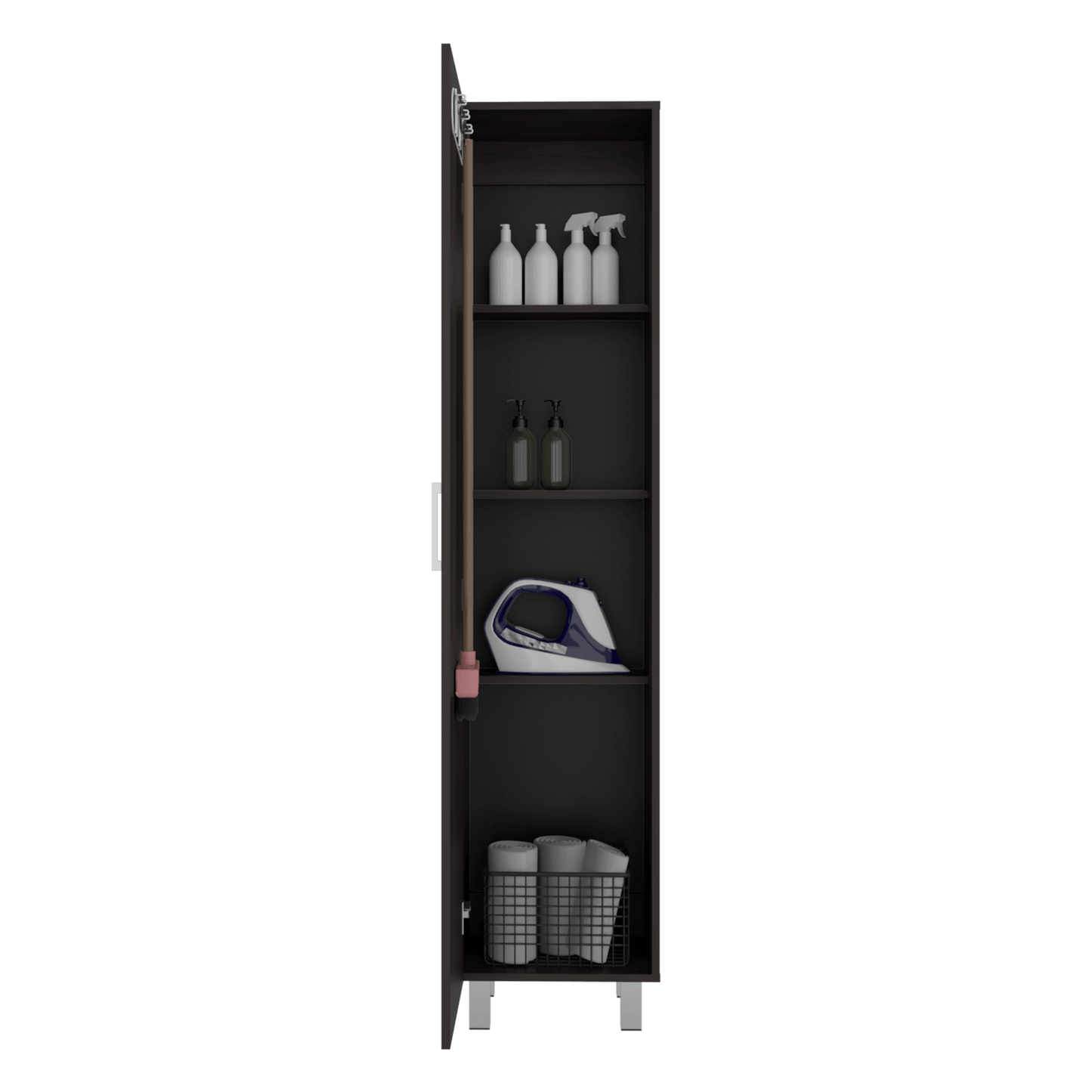Mueble De Almacenamiento Vintro 180X40X31 Rta Kronos Nogal Zf