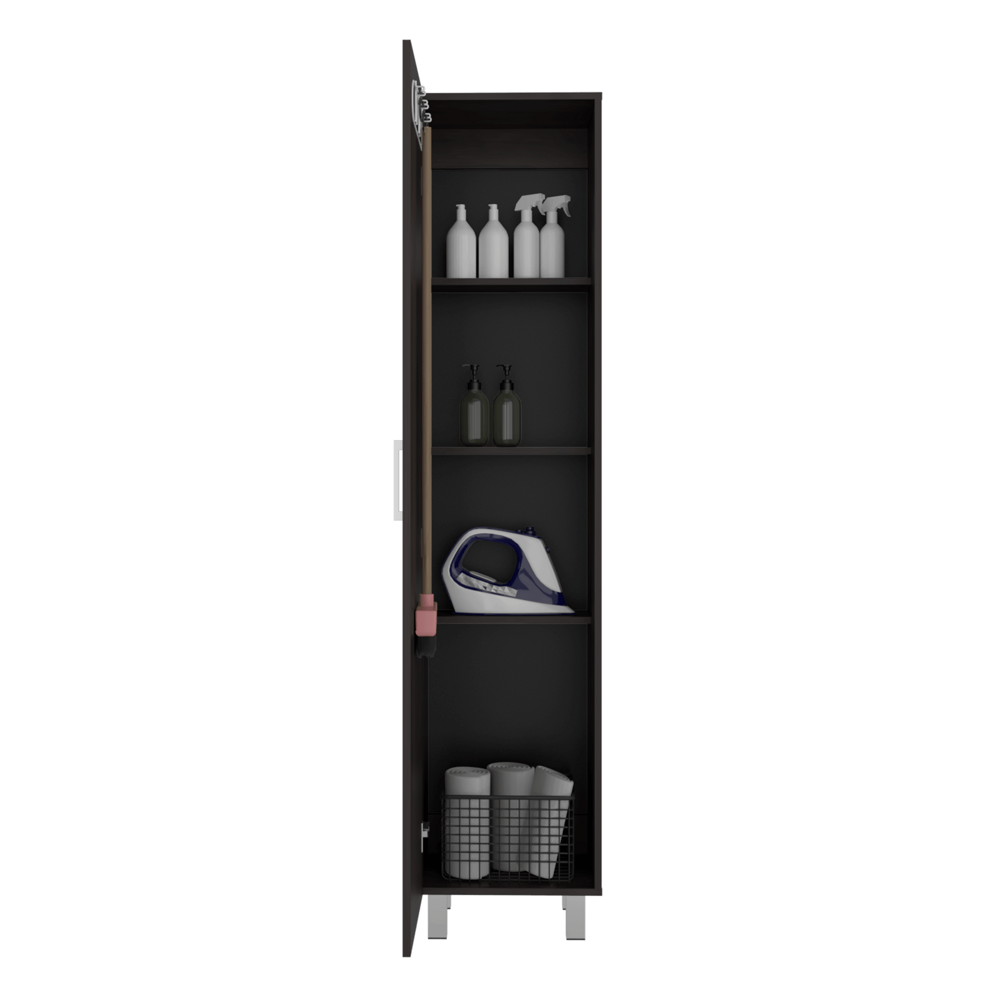 Mueble De Almacenamiento Vintro 180X40X31 Rta Kronos Nogal Zf