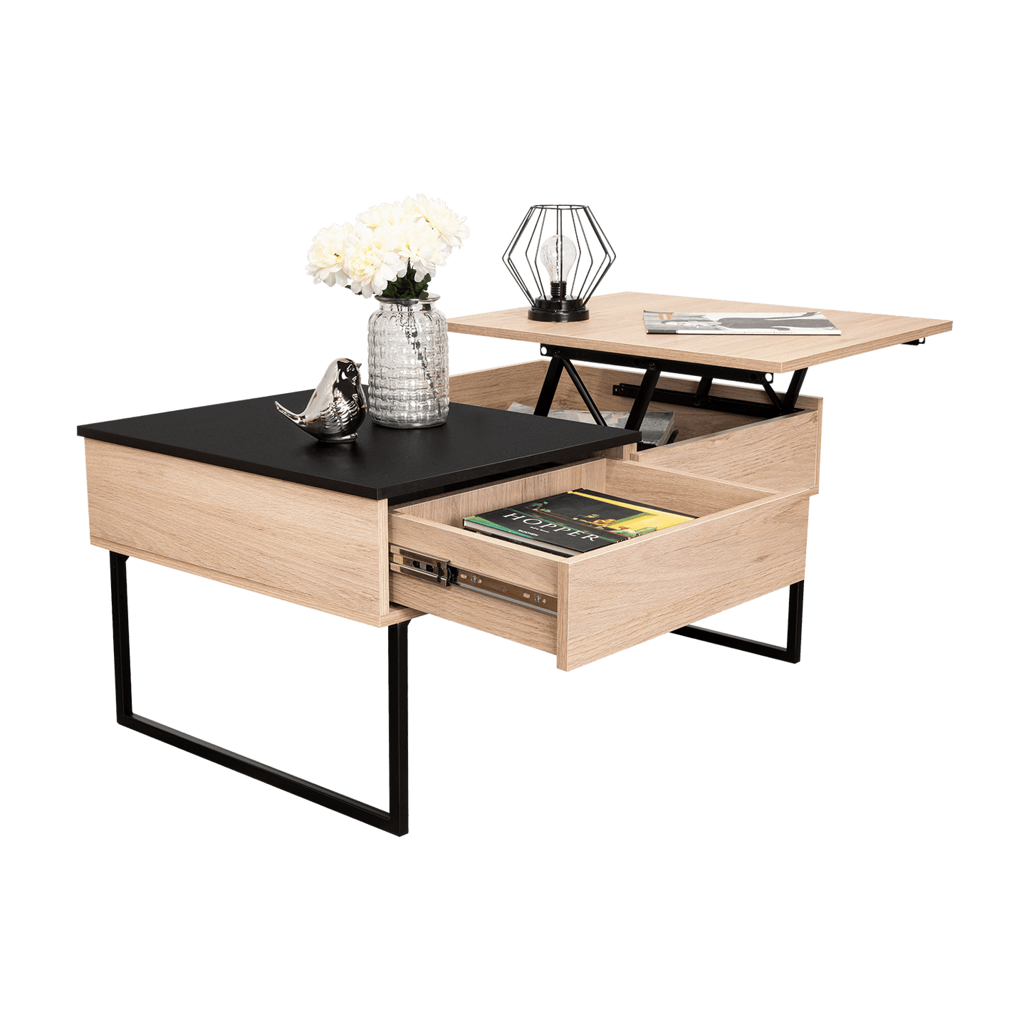 Mesa De Centro Funcional 5G-4 Rta Rovere Wengue