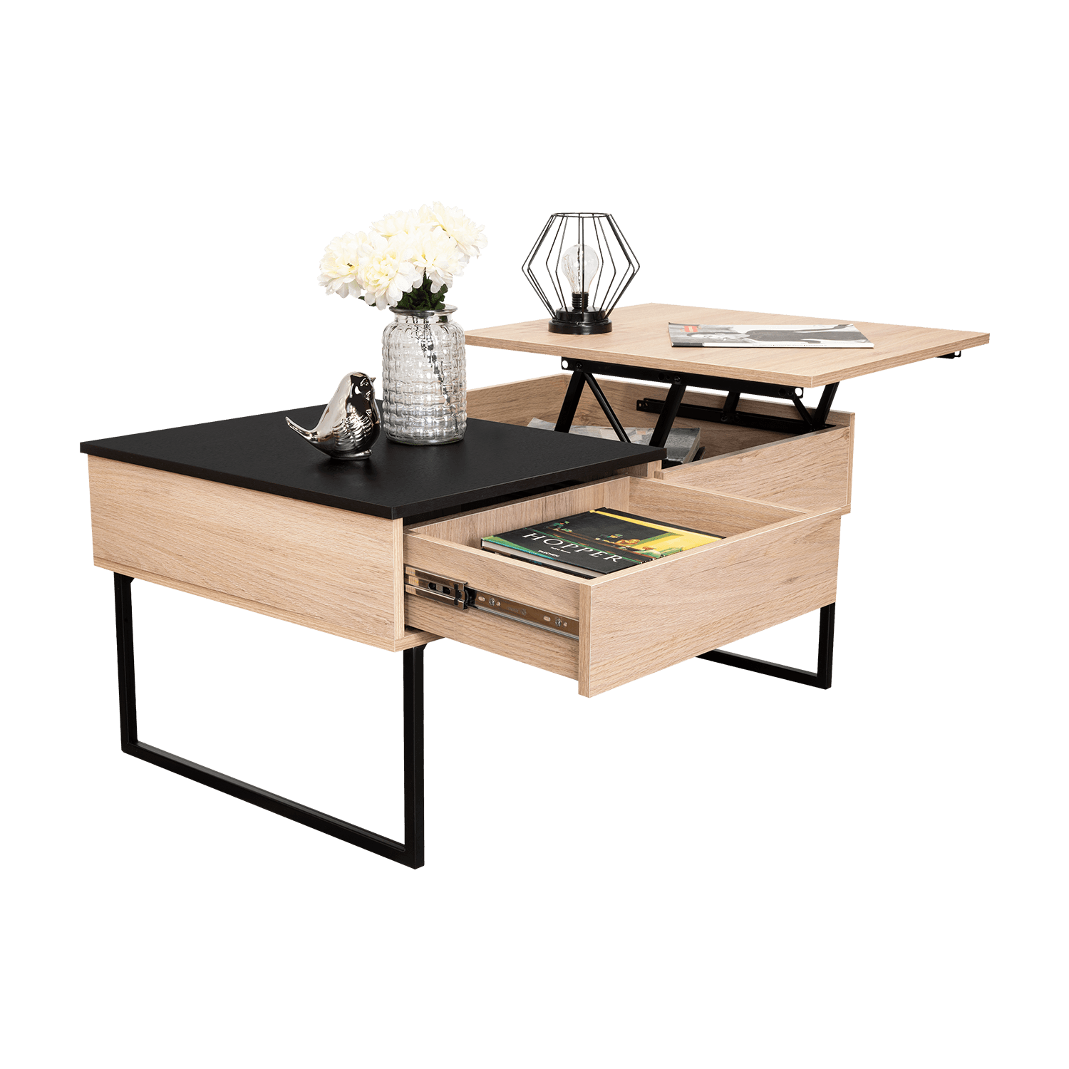 Mesa De Centro Funcional 5G-4 Rta Rovere Wengue