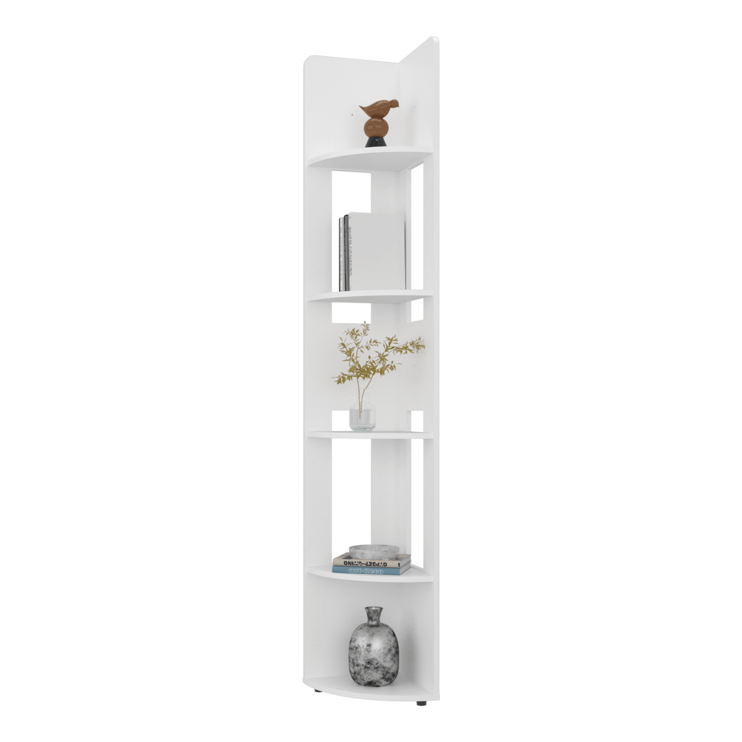Estante Esquinero Home E-M7 180X30X30 Rta Blanco Zf
