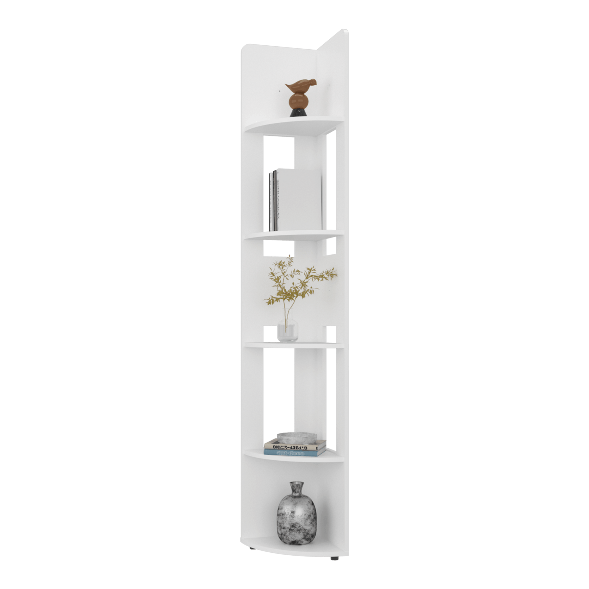 Estante Esquinero Home E-M7 180X30X30 Rta Blanco Zf