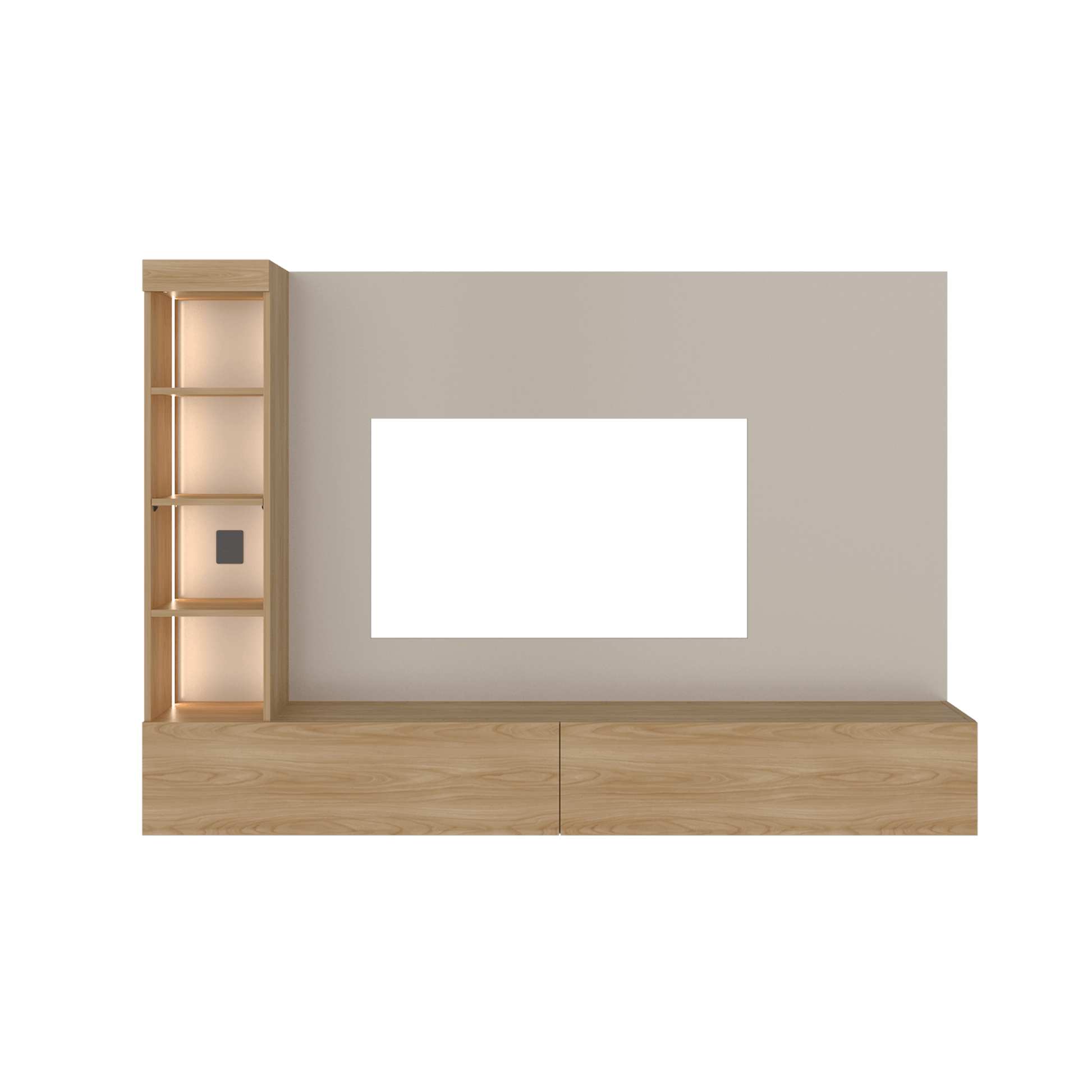 Panel Tv Ilus 65 127X185X29 Rta Capri Fresno Eu