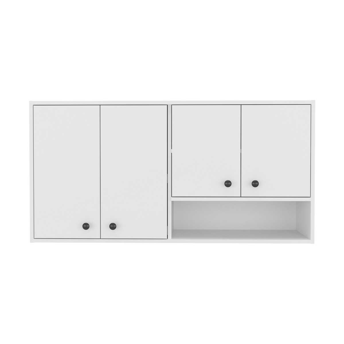 Mueble Superior De Cocina Napoles 60X120X35 Rta Blanco Zf