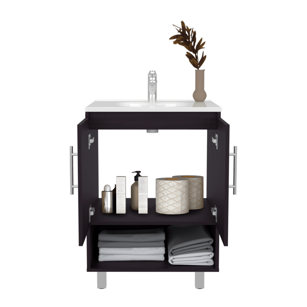 Mueble De Baño Conrad 60 84X60X45 Rta Wengue Zf
