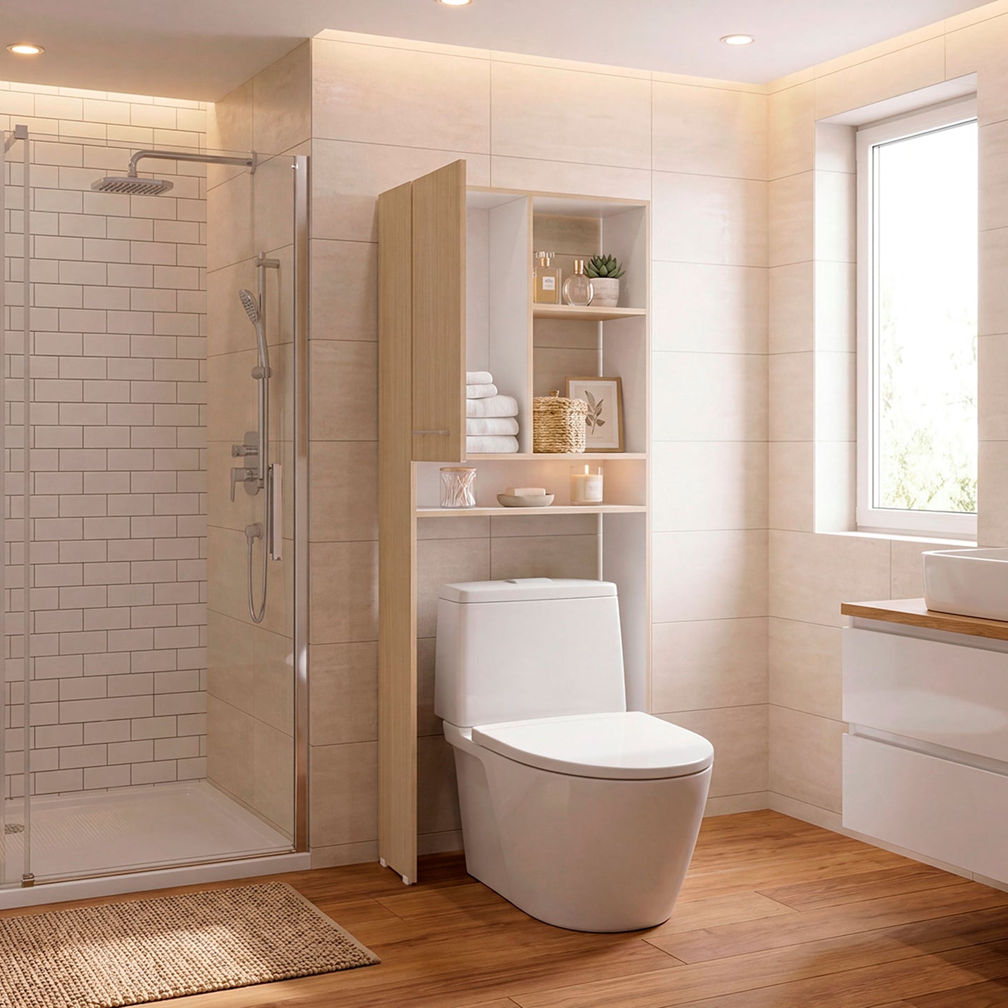 Optimizador De Baño Bath 1 Puerta 160X63X26 Rta Cartagena