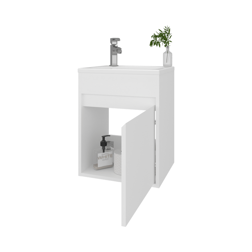 Mueble De Baño Furman 49X39X32 Rta Blanco Mqz Zf