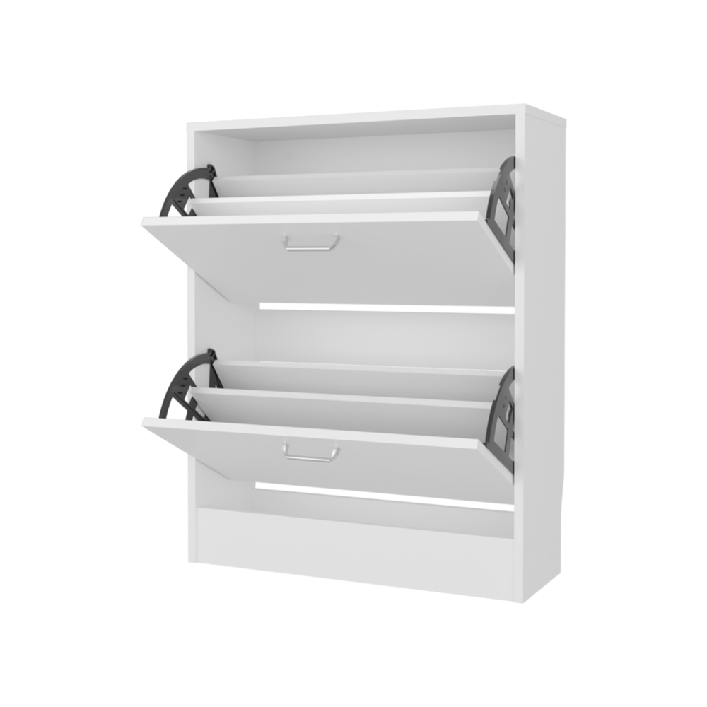 Zapatero Inola 2 Puertas 80X63X24 Rta Blanco Zf