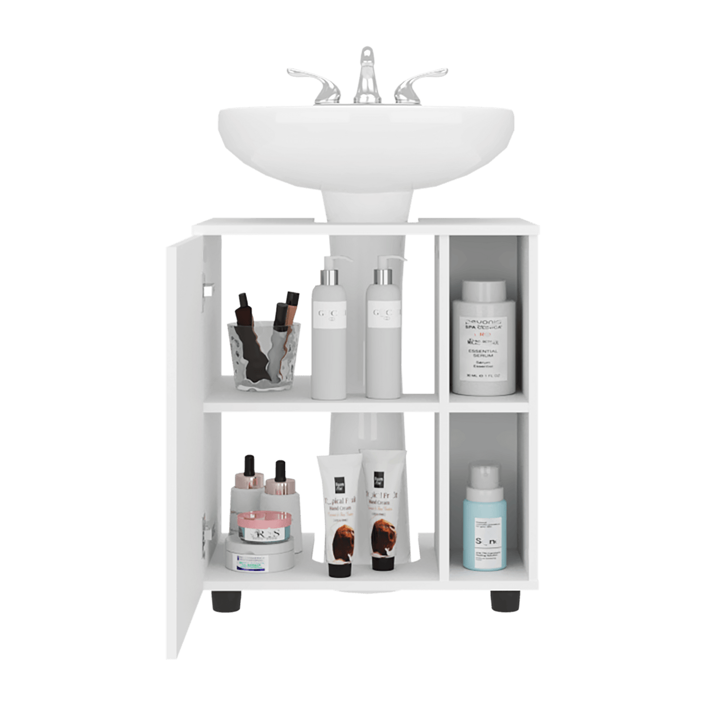 Mueble Para Lavamanos Pascuale 62X55X41 Rta Blanco
