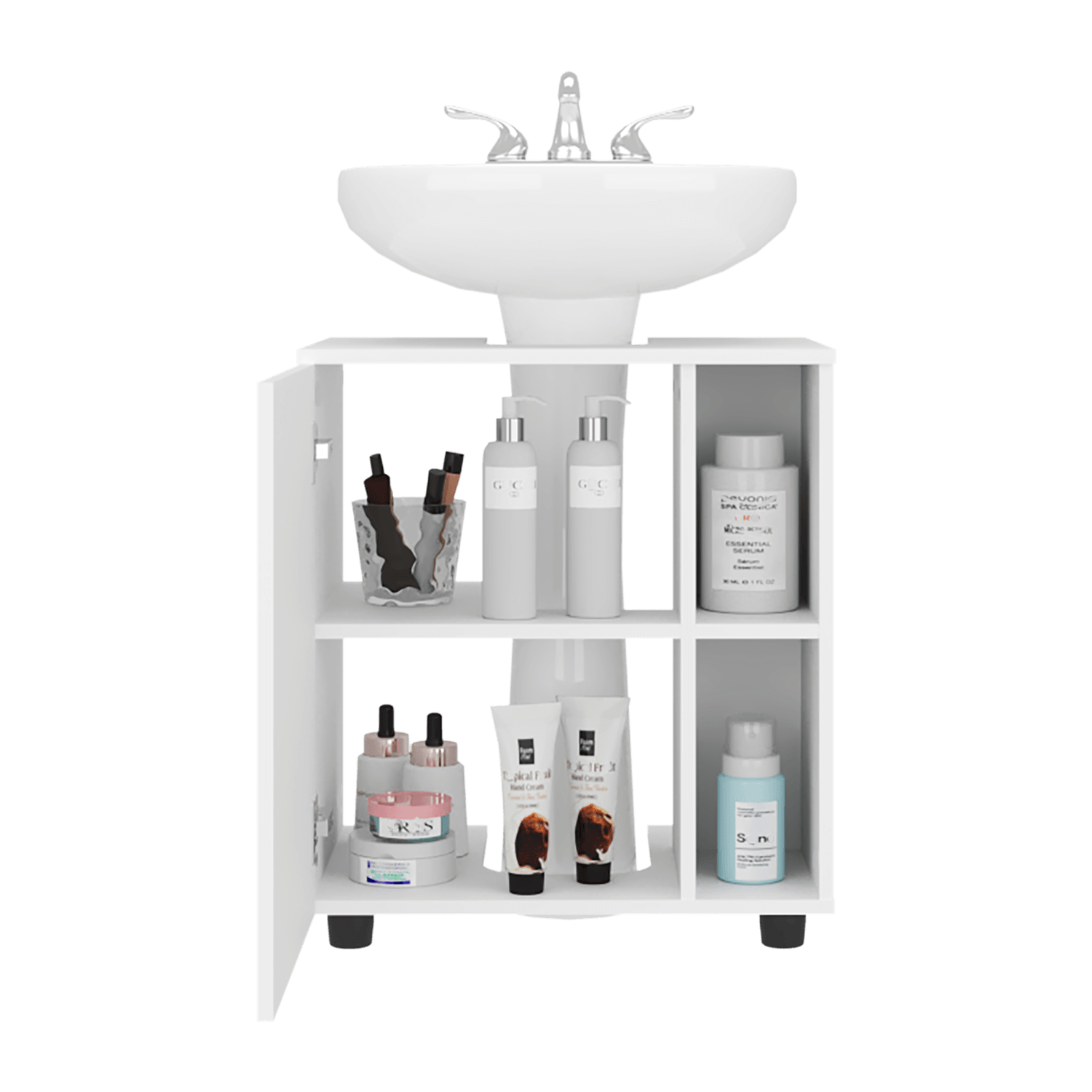 Mueble Para Lavamanos Pascuale 62X55X41 Rta Blanco