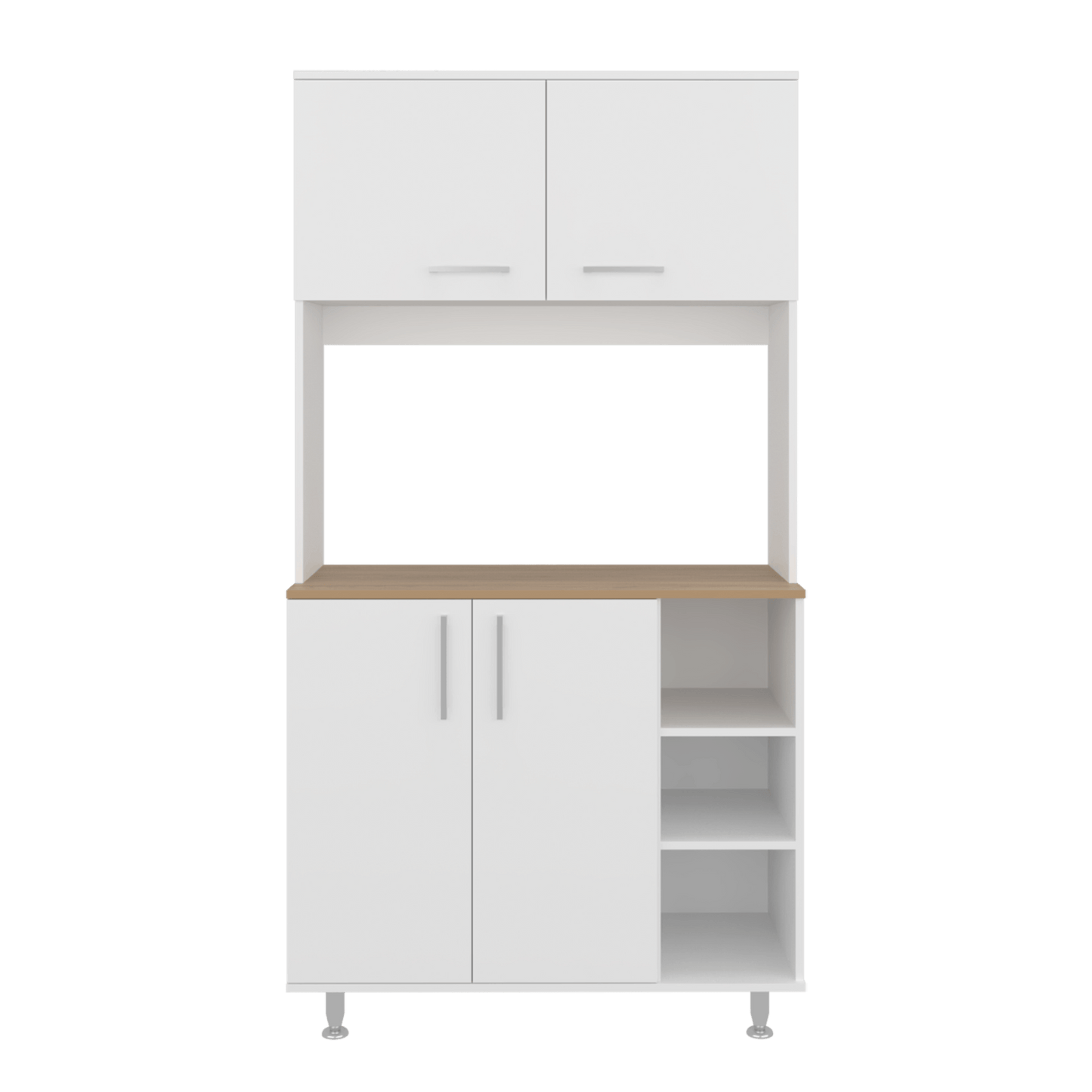 Alacena 95 180X95X40 Rta Blanco Fresno Eu