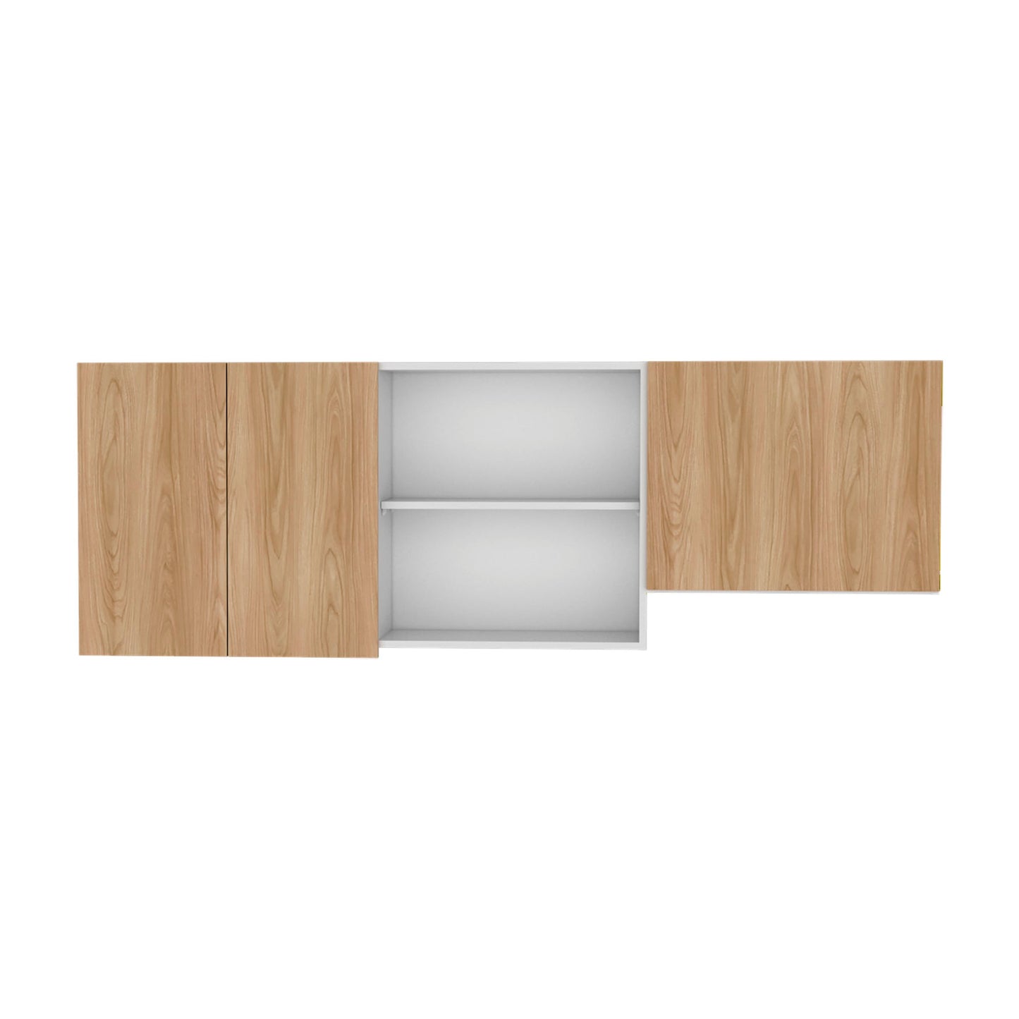Mueble Superior Cocina 180 Boreal 62X180X33 Rta Blanco Fresno
