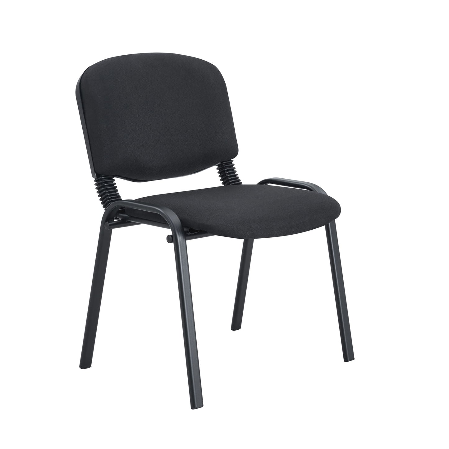 Set X5 Silla Interlocutura Sin Brazo Paño Bm-1122 77X54X59 Rta Negro
