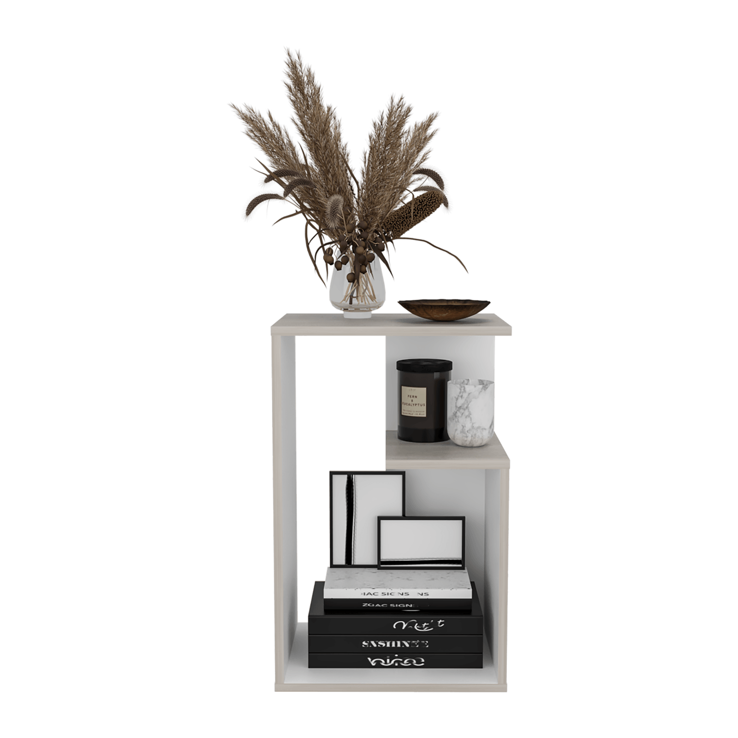 Mesa Auxiliar Everett 63X39X30 Rta Tivoli Blanco