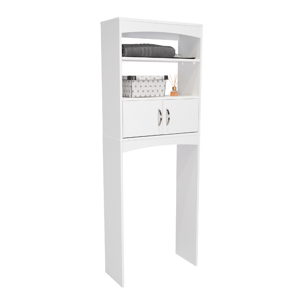 Mueble Ahorrador De Espacio Para Baño Malta Rta Blanco
