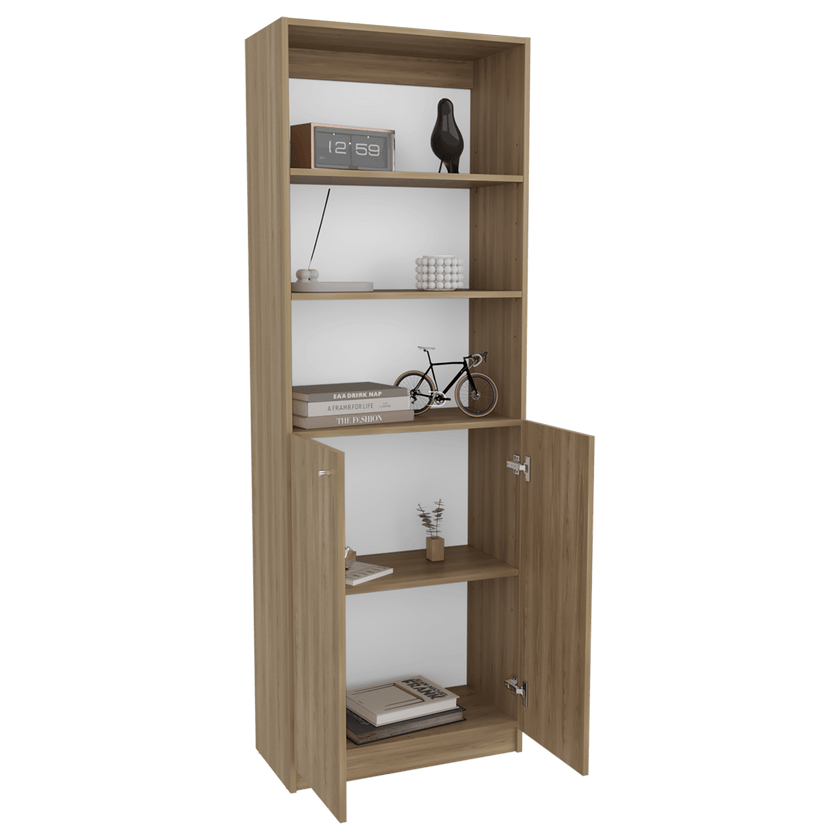 Estante Home E4 2P 180X62X29 Rta Fresno Blanco Zf