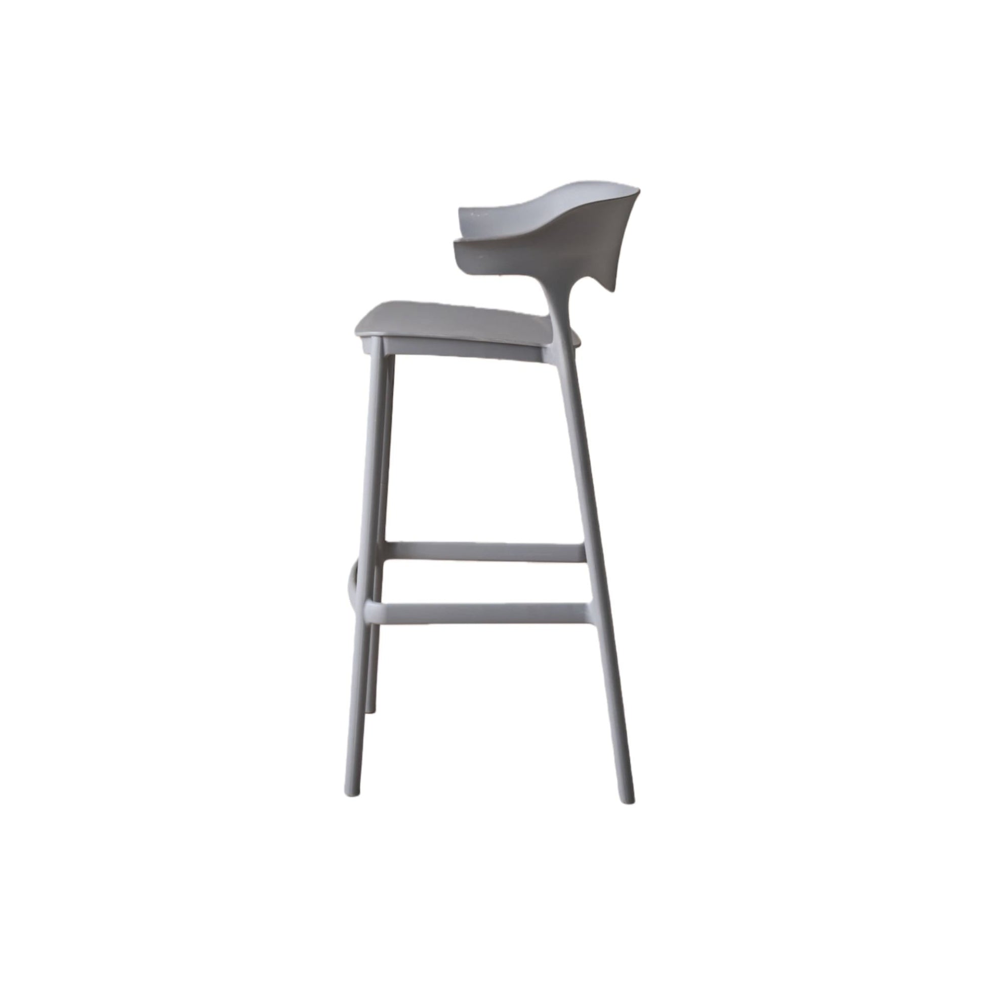 Silla Bar Elena 99X49X48 Rta Gris Oscuro