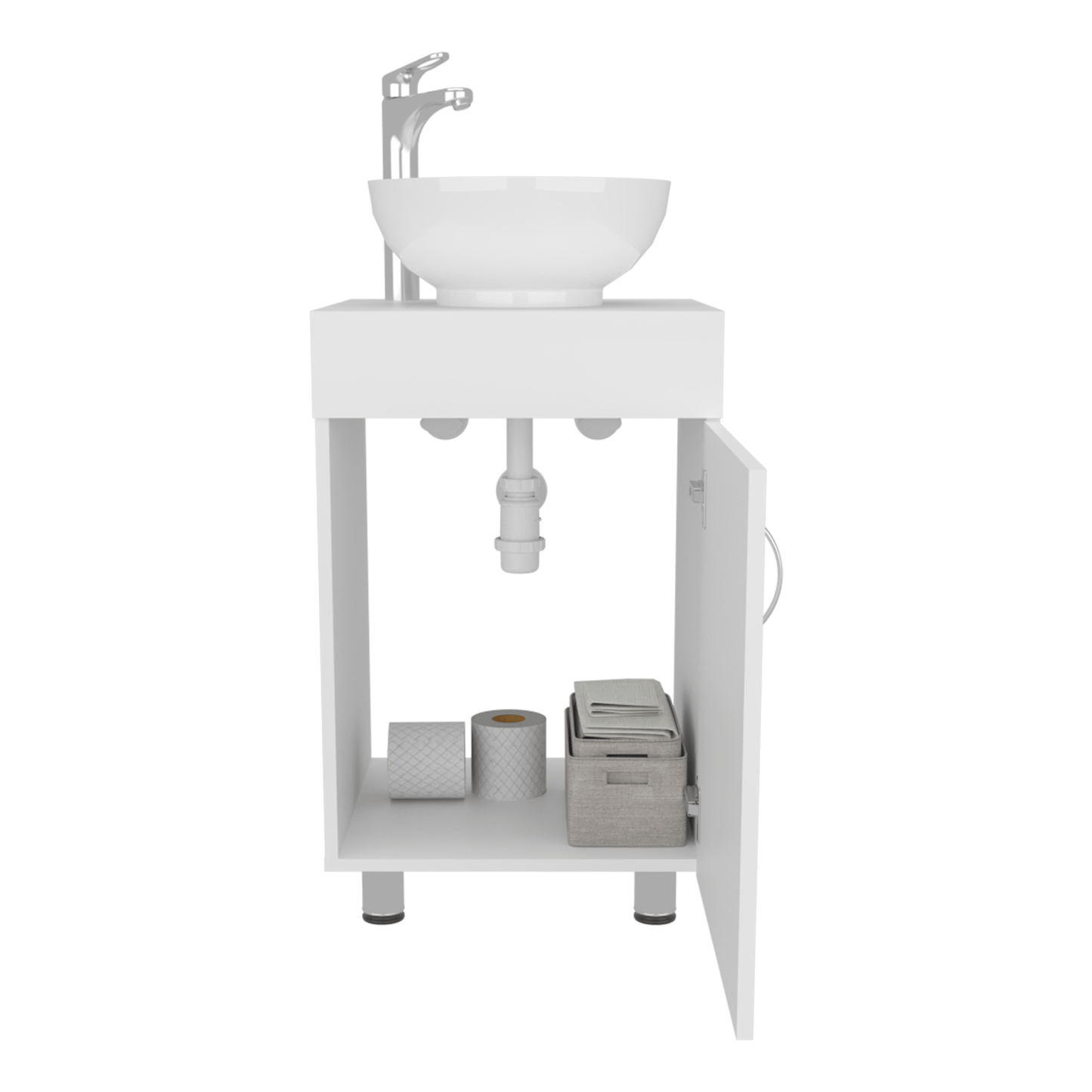 Mueble De Baño Tacna 72X45X45 Rta Blanco Mqz Zf