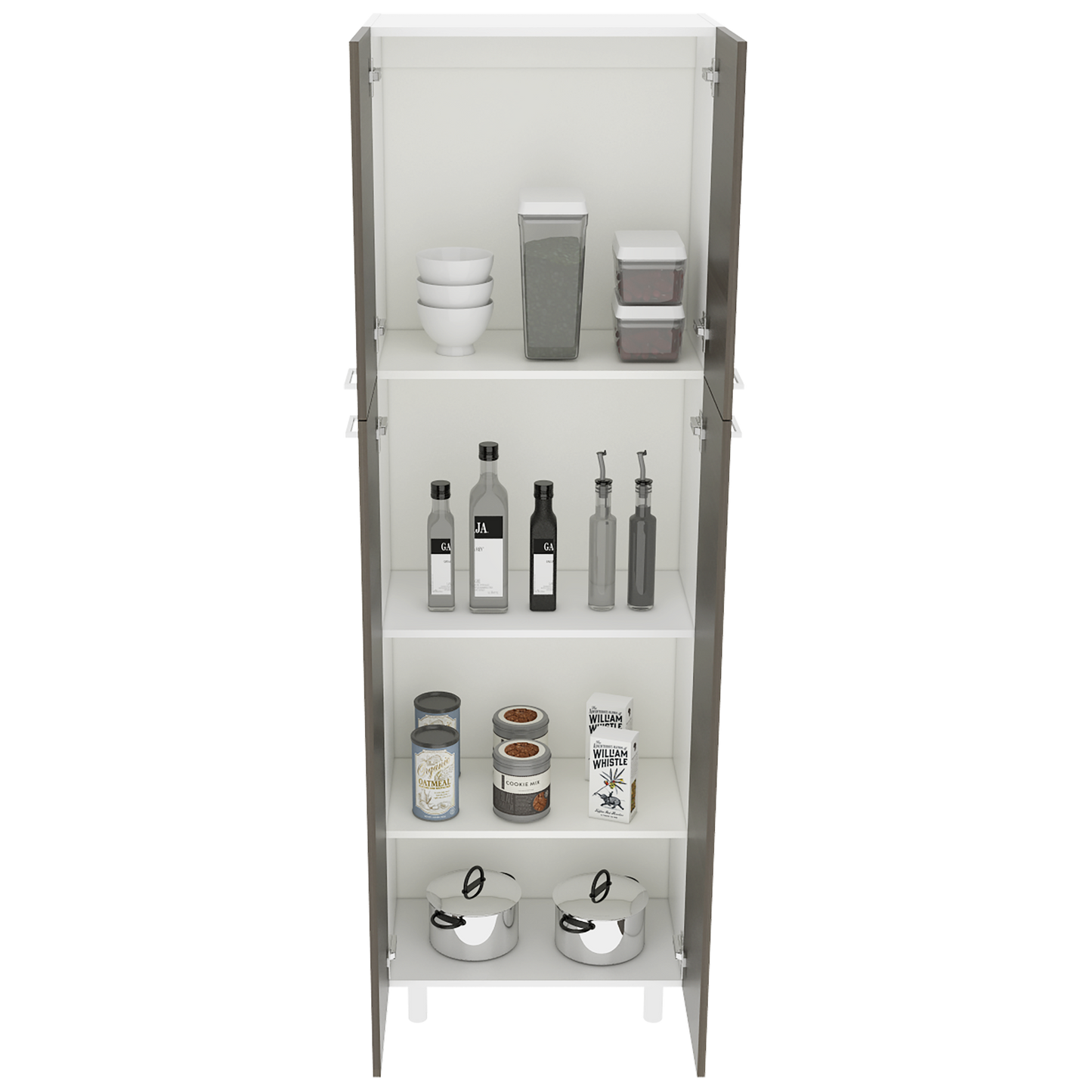 Mueble Alacena Rossi Rta Blanco + Olivo