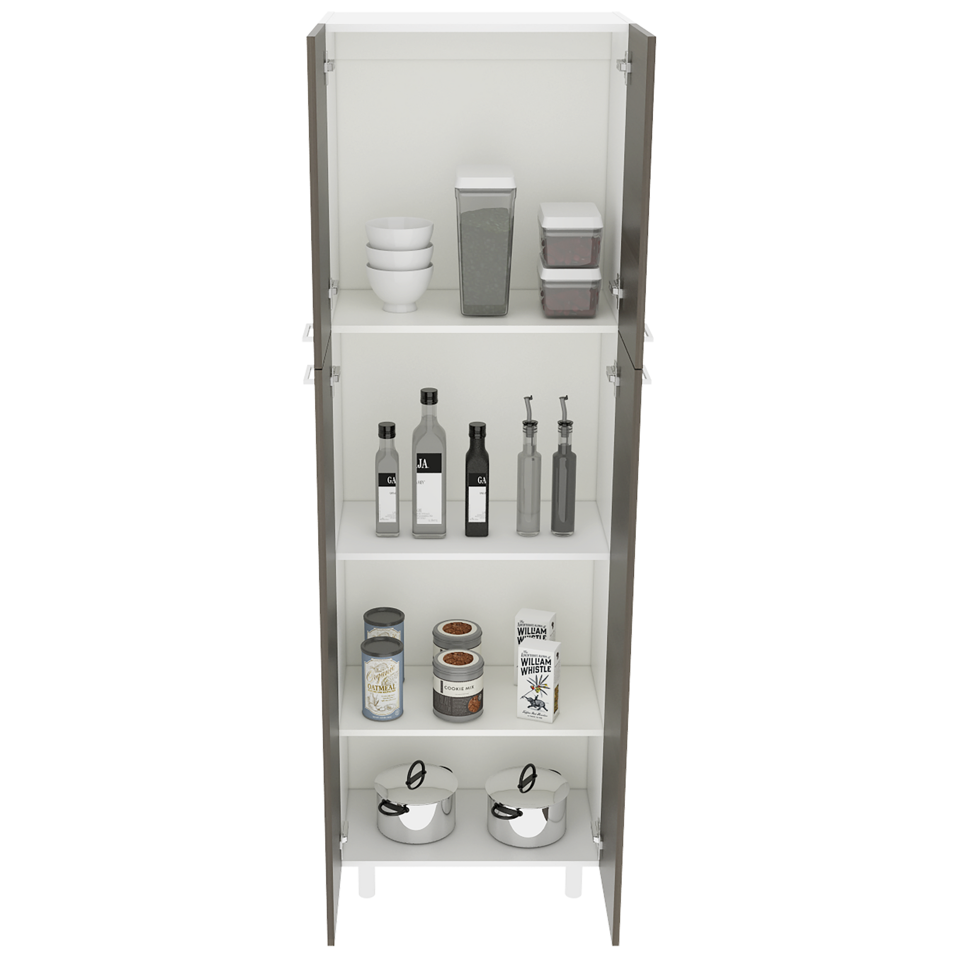 Mueble Alacena Rossi Rta Blanco + Olivo