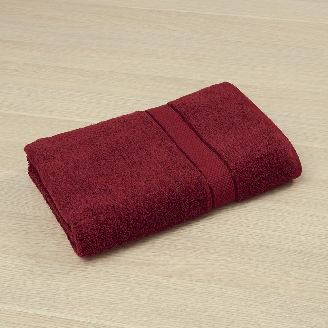 Toalla Premium Vinotinto 550 Gr 70X140 Absorbente
