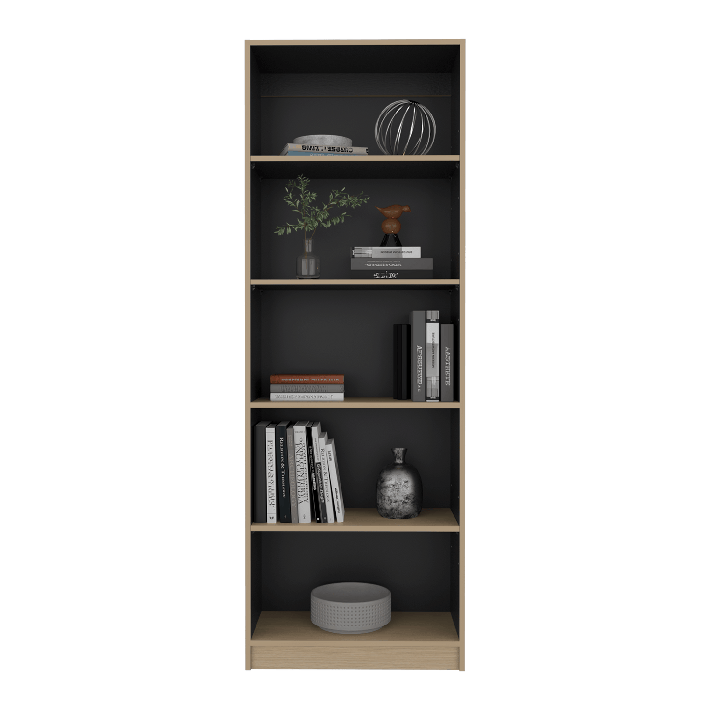 Estante Home E-M3 180X62X29 Rta Cartagena Wengue Zf