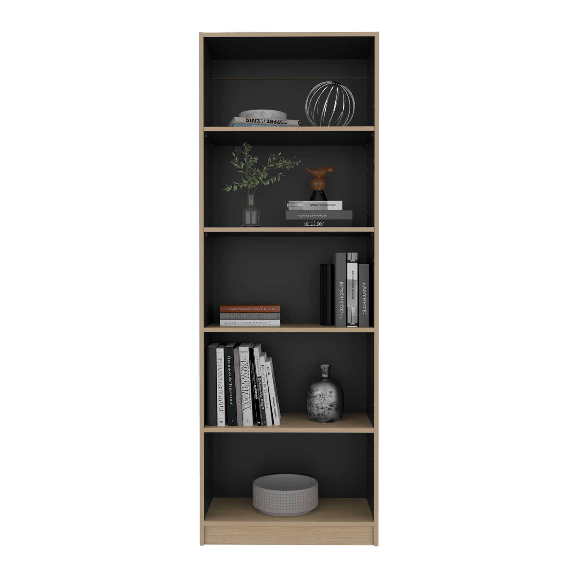Estante Home E-M3 180X62X29 Rta Cartagena Wengue Zf