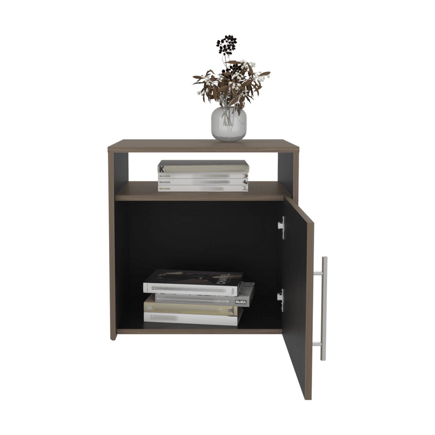 Mesa De Noche Bigaf  54.1X52X42.3 Rta Milan/Wengue