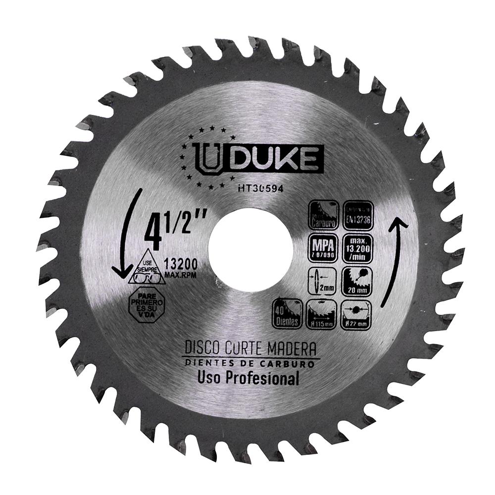 Disco Madera Uduke Profesional 4 12X40 Dma117 Ht30594