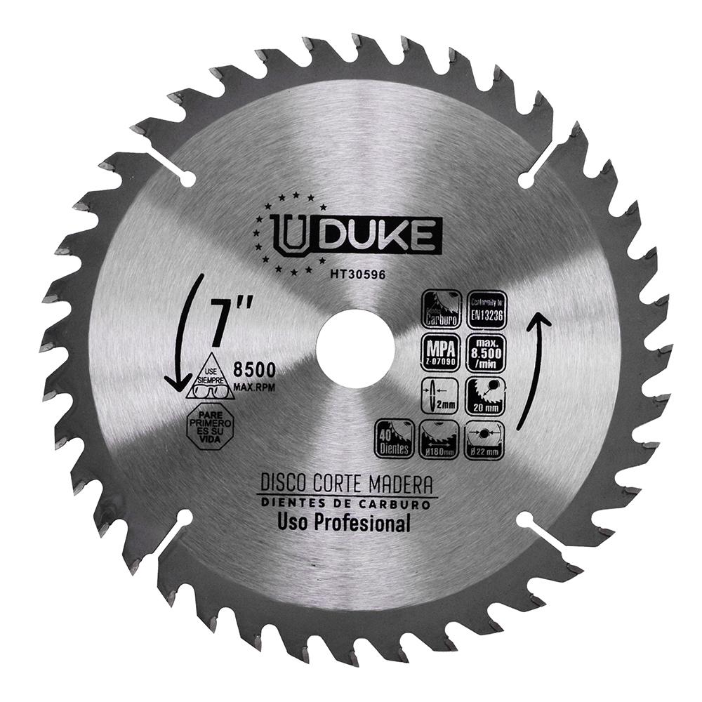 Disco Madera Uduke Profesional 7X40 Dmd740 Ht30596