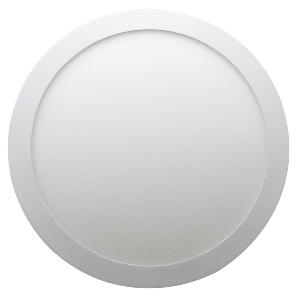 Panel Led 24W Redondo Incrustar Luz  Dia Titanium 6500K