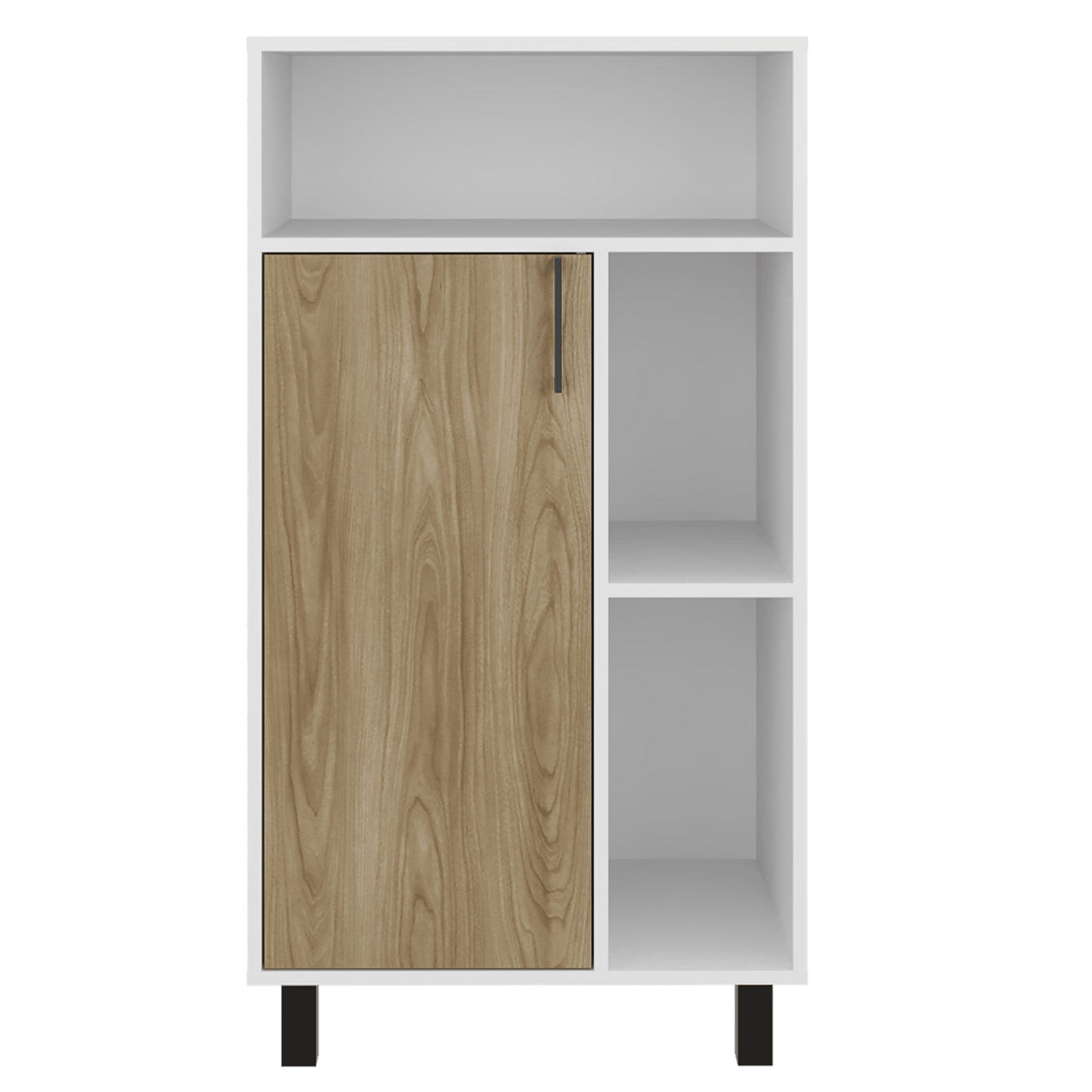 Archivador Mediano Bryce 111X60X39 Rta Blanco Fresno