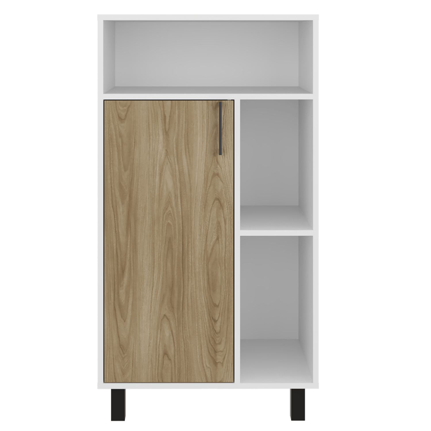 Archivador Mediano Bryce 111X60X39 Rta Blanco Fresno