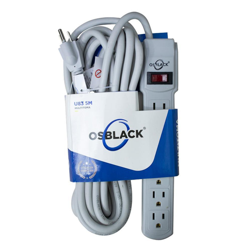 Toma Multiple X 6 Con Cable 5 Mts Electric